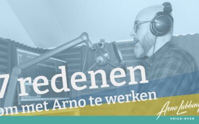 7 Redenen om met Arno te werken als voice-over