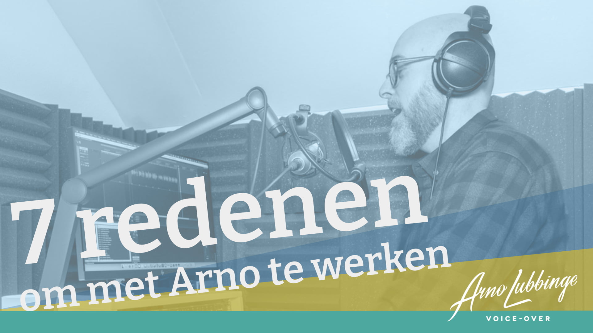 7 redenen om met Arno te werken als voice-over