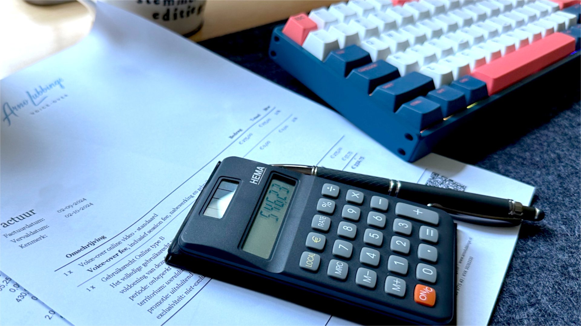 factureren voor stemacteurs en voice-overs