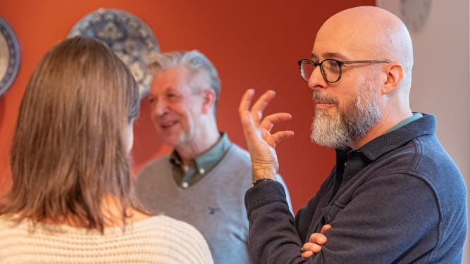 docent voice-over masterclass in gesprek met stemacteur